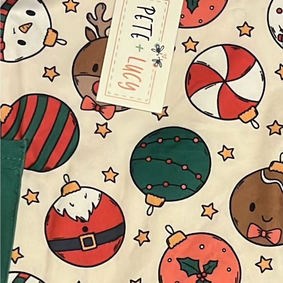 Pete and Lucy Christmas Infant Romper - Picture 2 of 2